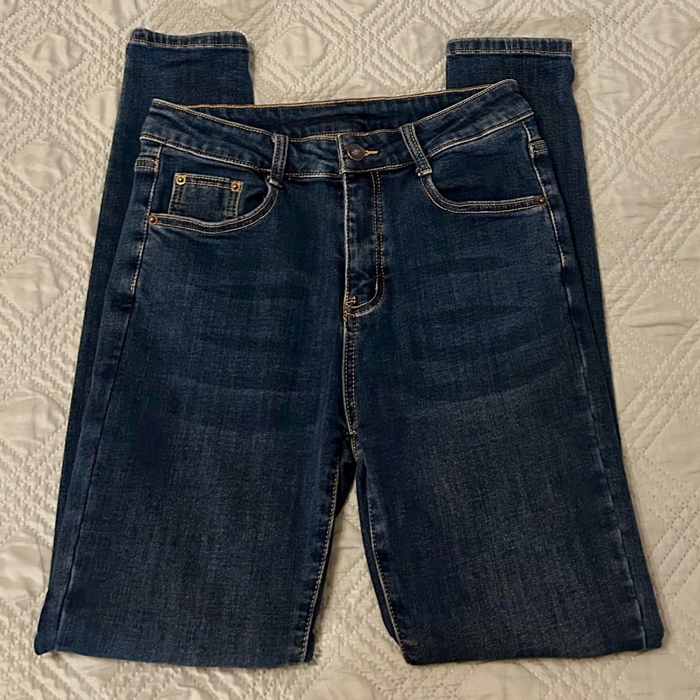 Women’s Thick Thermal Winter Skinny Jeans, Size Small, EUC